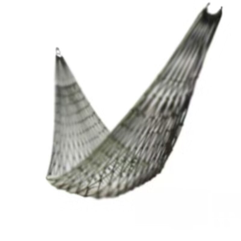 Nylon Rope Braided Hoop Mesh Hammock Indoor Outdoor Swinging Swing Hammoc