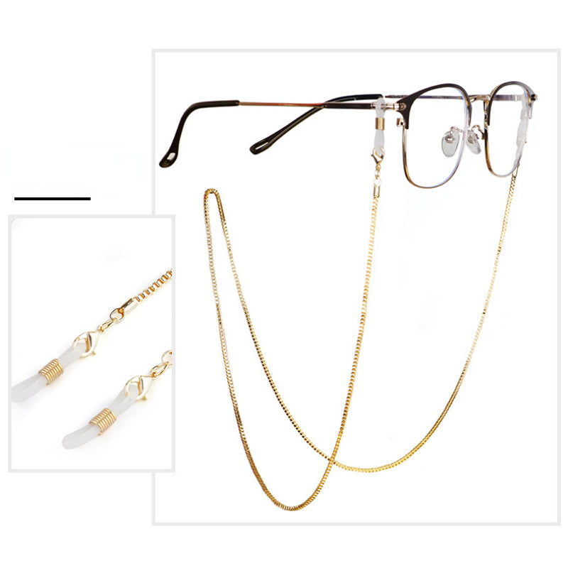 Metal Glasses Chain Anti Slip Sunglasses Reading Glasses Lanyard