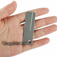 Portable Fishing Hook Sharpener with Keychain