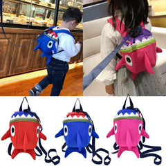 Kids Shark Backpack with Anti-Lost Leash