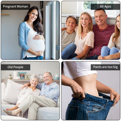 5 Pcs No Buckle Elastic Belts Unisex Men Women Casual Invisible Belt