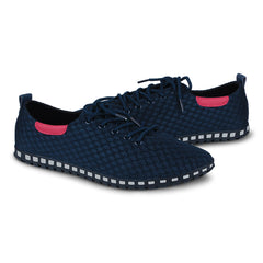 Men's Lace up Mesh Sneakers Athletic Shoes Lightweight Breathable