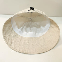 Wide Brim Embossed Sun Hat Lightweight Solid Sports Baseball Cap
