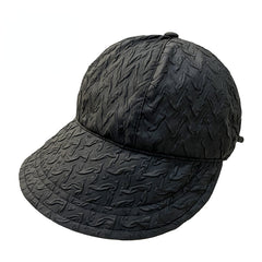 Wide Brim Embossed Sun Hat Lightweight Solid Sports Baseball Cap