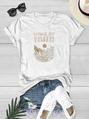 Summer Graphic Tee For Women Casual Sports T shirts Women's Tops
