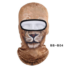 3D Animal Balaclava Mask for Music Festivals, Raves, Ski, Halloween