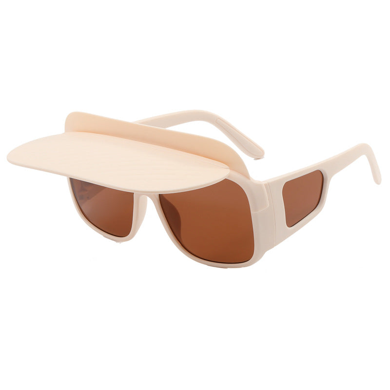 Flip Up Sunglasses for Women Men UV400 Sun Shades