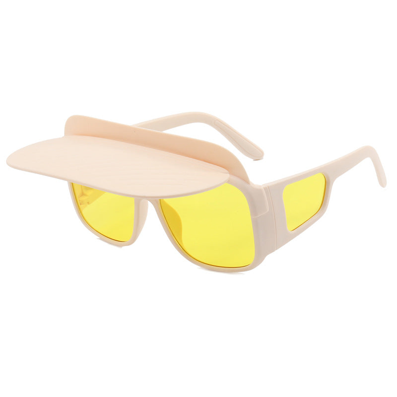 Flip Up Sunglasses for Women Men UV400 Sun Shades