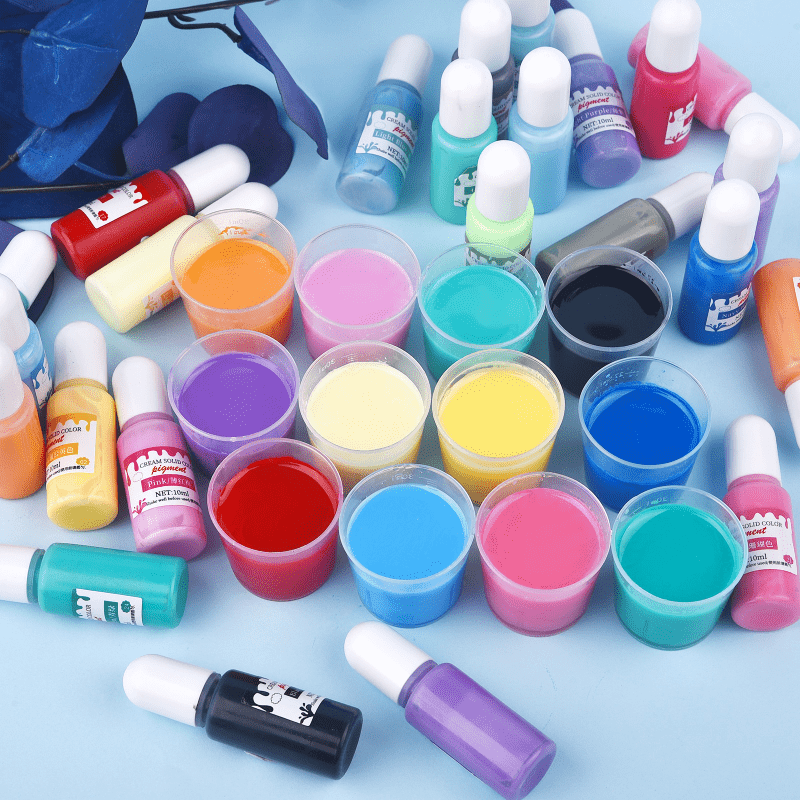 DIY Crystal Epoxy Pigment Colorant Cream Resin - 24 Colors
