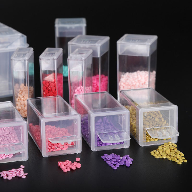 32-Slot DIY Diamond Painting Storage Box Beads Charms Jewelry Organizer