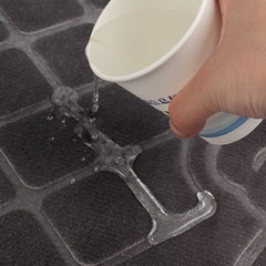 3pcs Embossed Bath Mats Set Absorbent Non Slip Bathroom Rug Toilet U Shape Mat