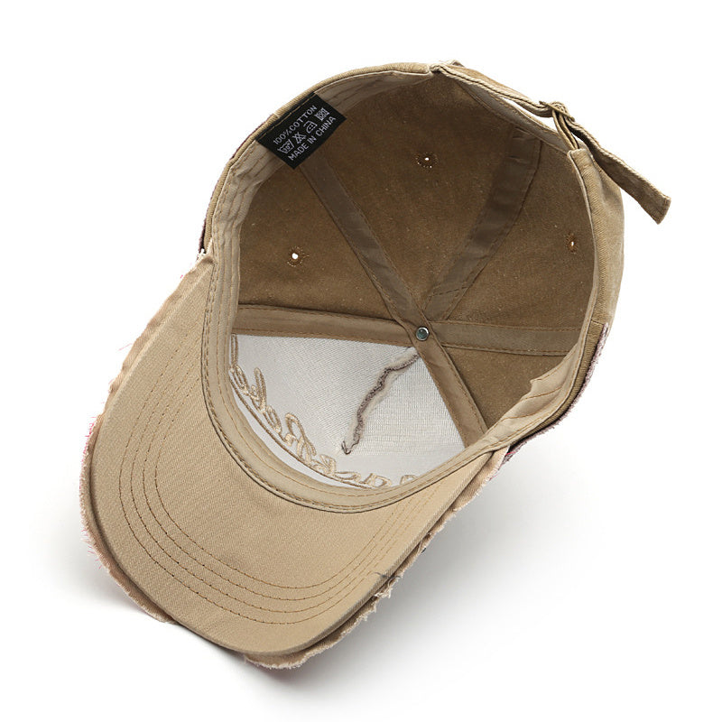 Vintage Washed Denim Baseball Cap Trucker Hat