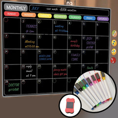 Large Magnetic Monthly Plan Fridge Sticker Soft Board Wet Erase
