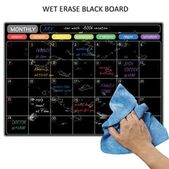 Large Magnetic Monthly Plan Fridge Sticker Soft Board Wet Erase