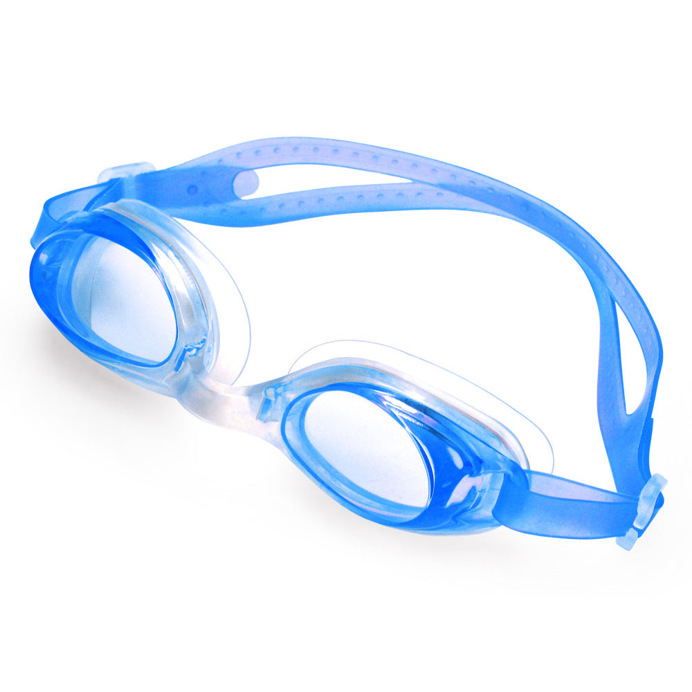 Waterproof Swimming Goggles for Adults and Kids, No Leak Transparent Lens