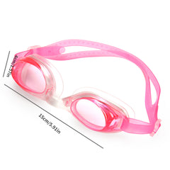 Waterproof Swimming Goggles for Adults and Kids, No Leak Transparent Lens