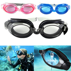 Waterproof Swimming Goggles for Adults and Kids, No Leak Transparent Lens