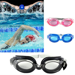 Waterproof Swimming Goggles for Adults and Kids, No Leak Transparent Lens