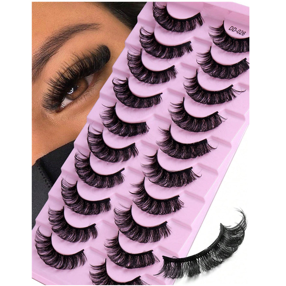 Natural Volume Lash Extensions Soft Fluffy Perfect for Daily & Party Makeup