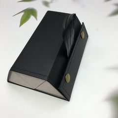 Durable Sunglasses Storage Box Leather Hanging Folding Glasses Case