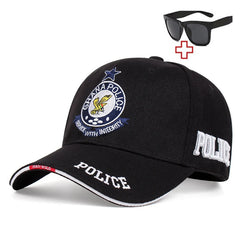 Tactical Baseball Cap Snapback Hat And Glasses