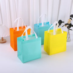 Waterproof Film Coated Takeaway Packaging Non woven Bag