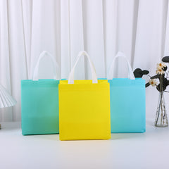 Waterproof Film Coated Takeaway Packaging Non woven Bag