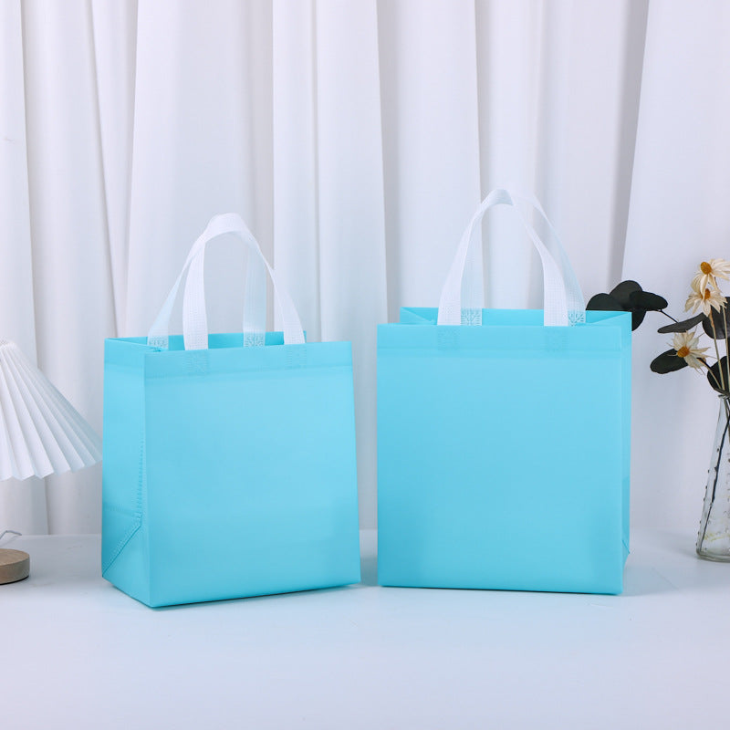 Waterproof Film Coated Takeaway Packaging Non woven Bag