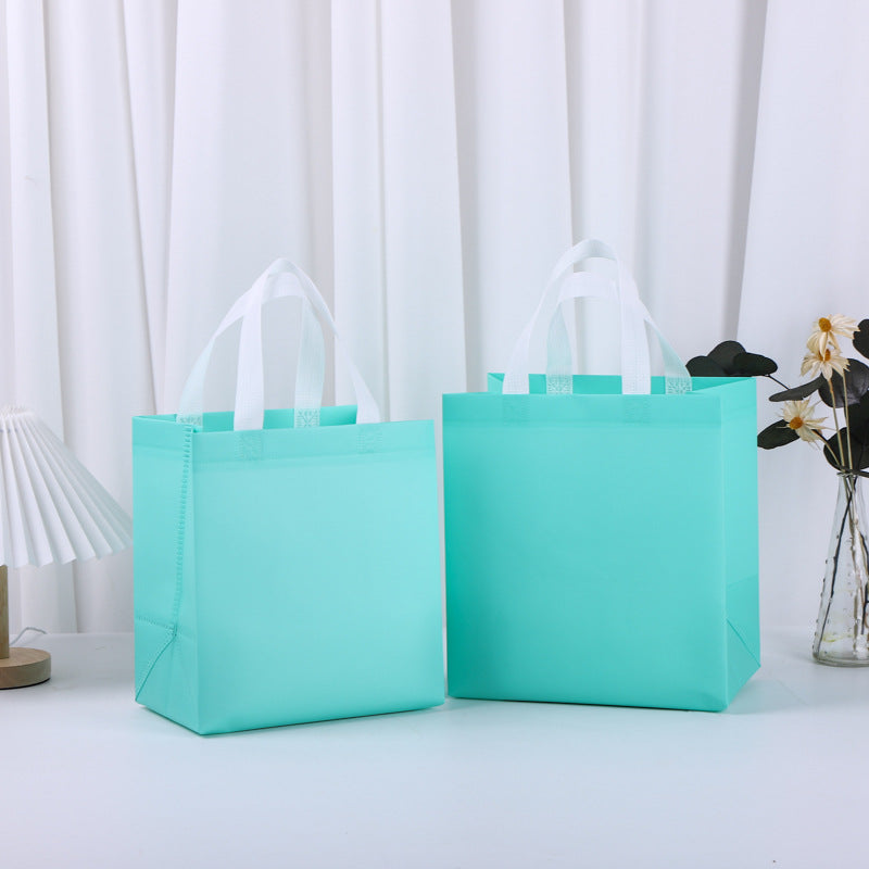 Waterproof Film Coated Takeaway Packaging Non woven Bag