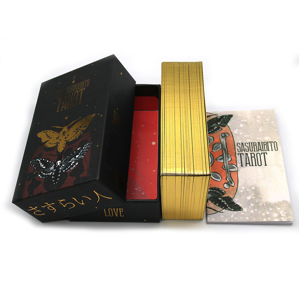 Sasuraibito Tarot Gilded Edge Bronzing Hard Carton Packaging
