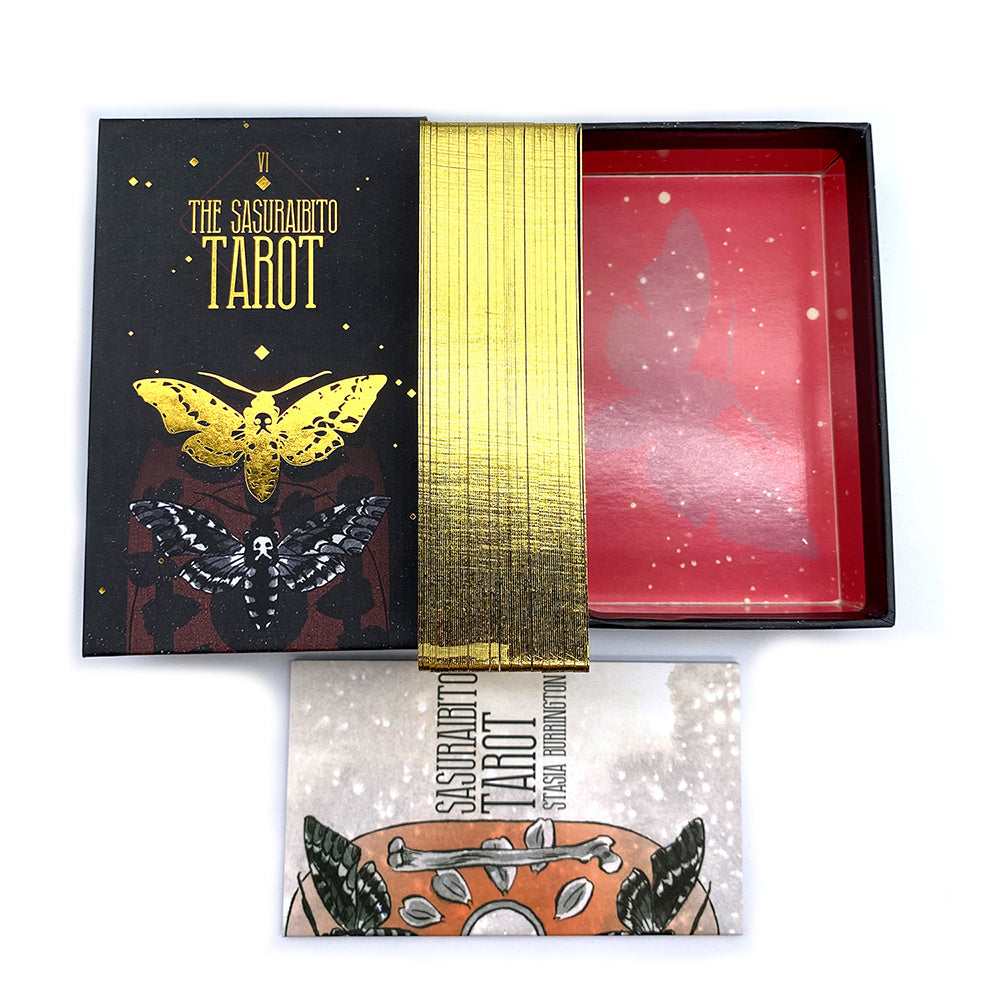 Sasuraibito Tarot Gilded Edge Bronzing Hard Carton Packaging