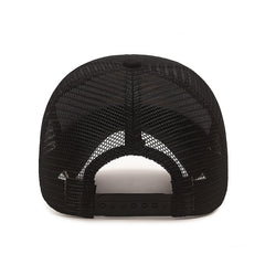 Men's Feather Embroidered Baseball Cap, Sunscreen Mesh Hat