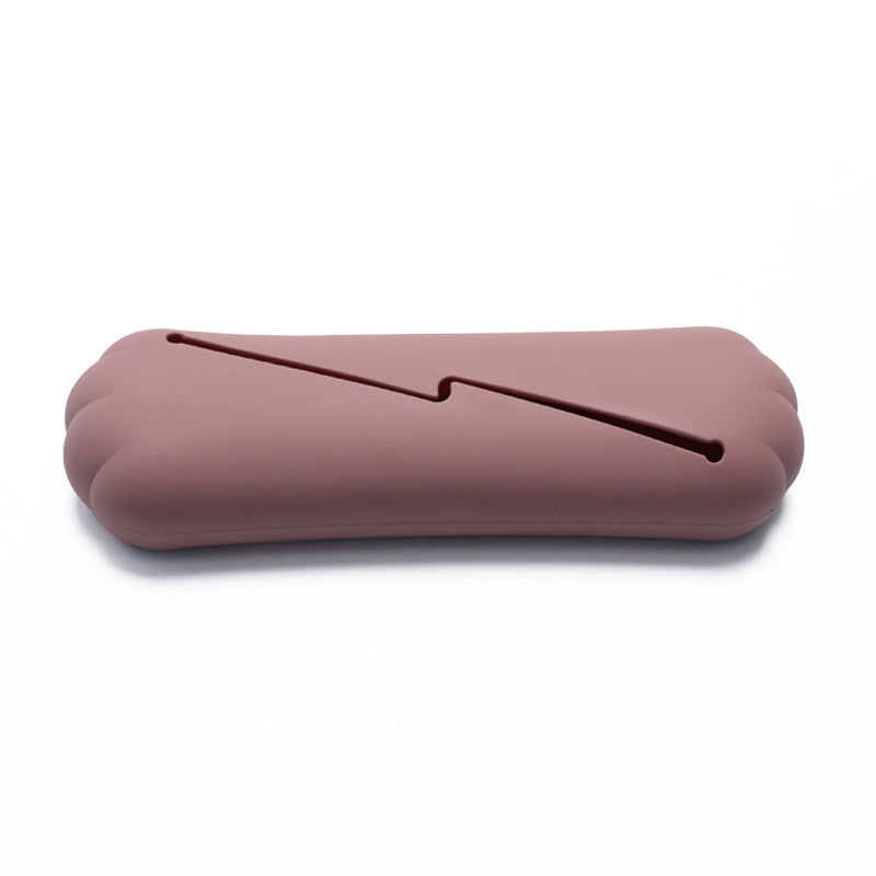 Minimalist Solid Brush Bag Organizer Portable Makeup Storage Bag