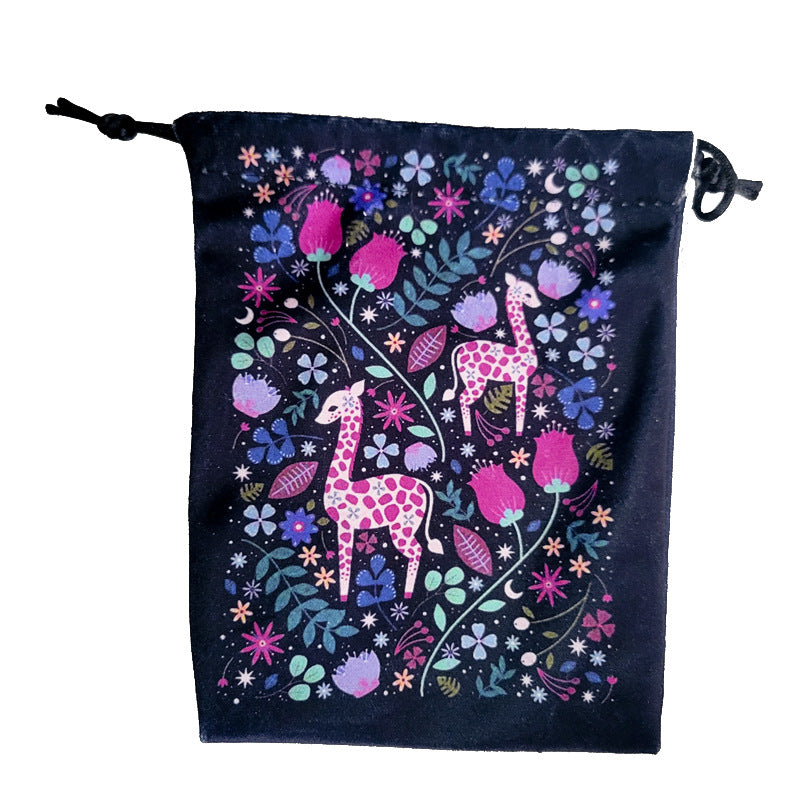 Velvet Drawstring Tarot Package Storage Bag Gift Bag For Kids Birthday Party