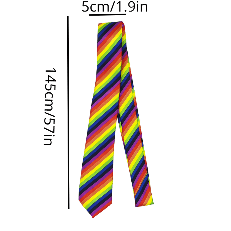 Men's Striped Block Tie Hip Hop Style for Party Wedding