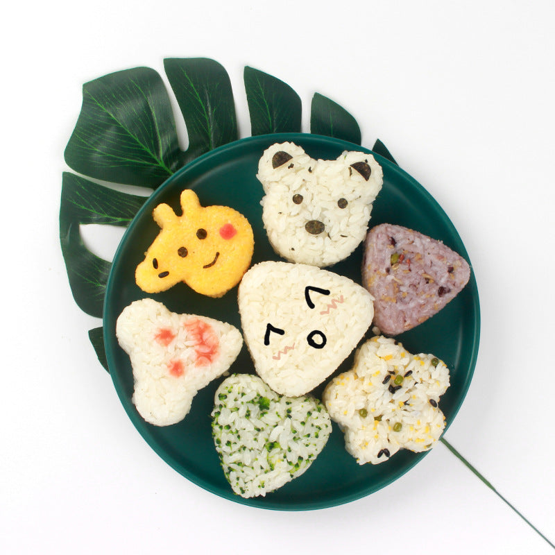 1pc Cartoon Onigiri Molds Rice Ball Molds Japanese Sushi Makers