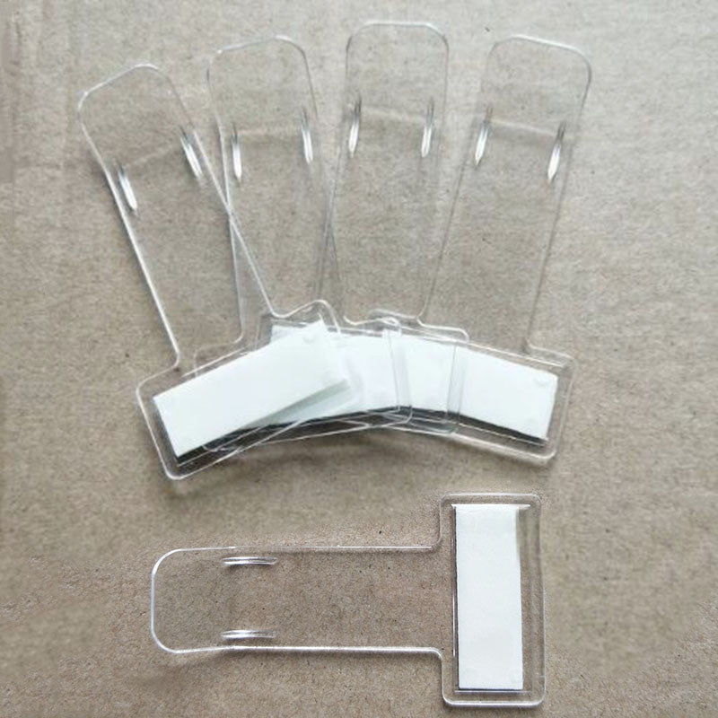 5pcs Car Parking Ticket Clip Auto Fastener Card Bill Holder Mount
