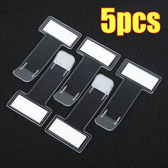5pcs Car Parking Ticket Clip Auto Fastener Card Bill Holder Mount