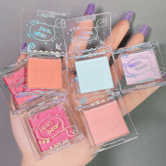 Matte Monochrome Blush Highlighter Palette Natural Milk Apricot