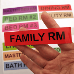 80pcs Home Moving Labels 16 Coding Stickers Fragile Blank Label