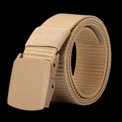 Men's Casual Fabric Tactical Belt with Automatic Buckle