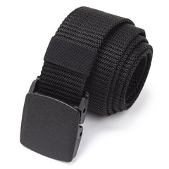 Men's Casual Fabric Tactical Belt with Automatic Buckle