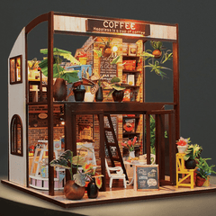 DIY Dollhouse Kit with Furniture for Romantic Gift
