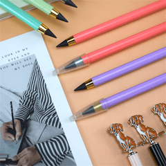 Creative Cartoon Pug Metal Pencil for Kids and Adults