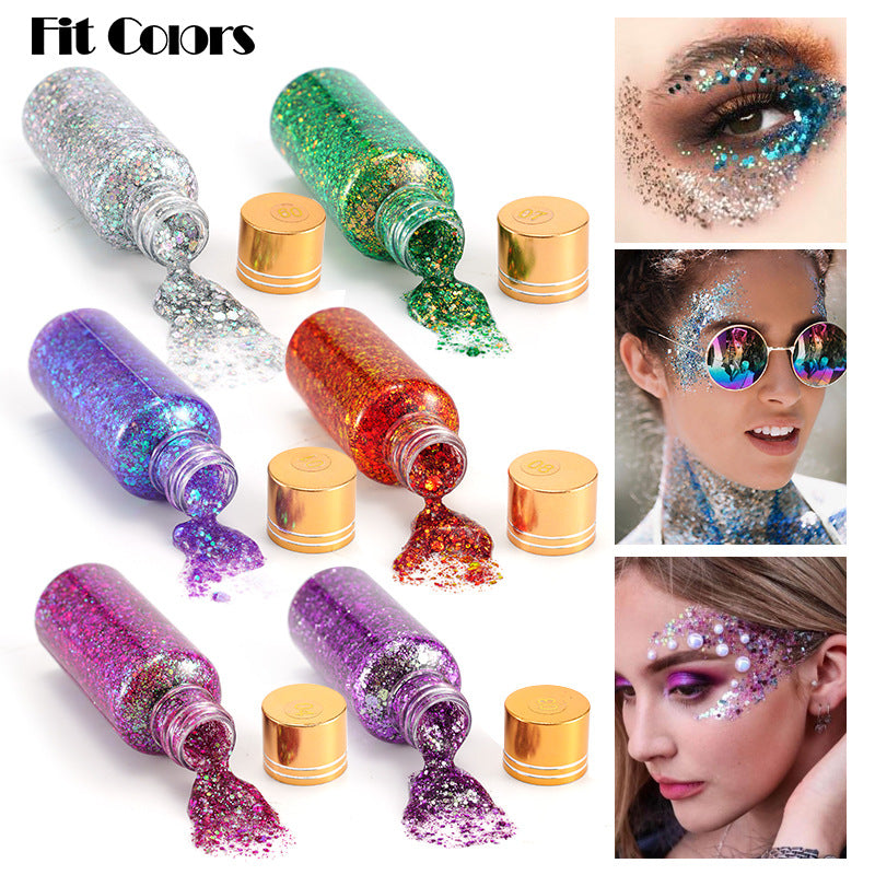 Colorful Mermaid Sequin Gel Eyeshadow Cream