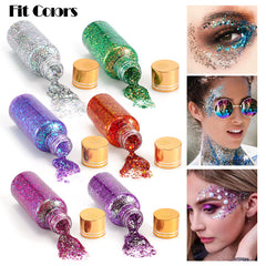 Colorful Mermaid Sequin Gel Eyeshadow Cream