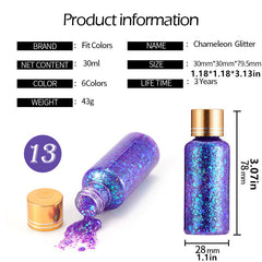 Colorful Mermaid Sequin Gel Eyeshadow Cream