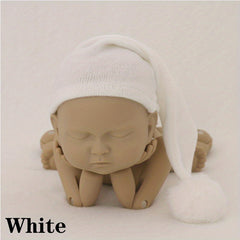 Newborn Baby Furry Ball Hat & Wrap Cap Photo Props