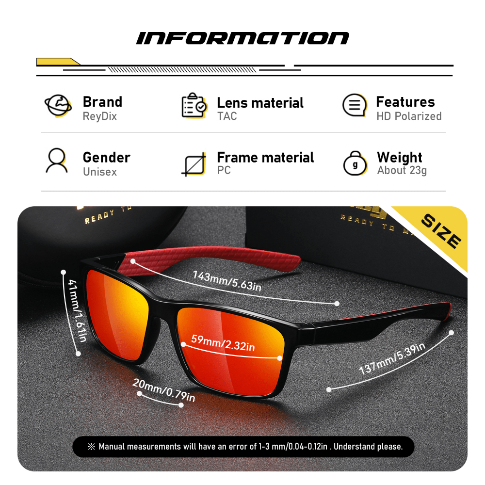 Men's Polarized Sports Sunglasses UV Protection