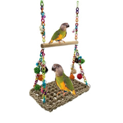 Bird Swing & Climbing Hammock Toy for Small Birds